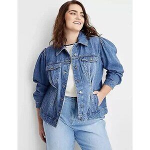 NWT Future Collective by Gabriella Karefa-Johnson Denim Jacket 4X
